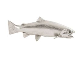 Rainbow Trout Fish Silver Leaf