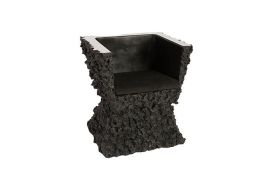 Bernadette Accent Chair Stainless Steel Lips