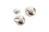 Silver Birds Set of 3 Silver Leaf Large