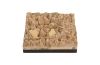 Rubble Wall Tile Brass Accents