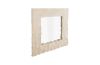 Fading Crazy Cut Mirror Faux Shagreen Square
