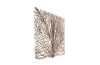 Coral Wall Art Square Black and Copper