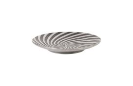 Turbo Dish Wall Art Aluminum and Black