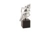 Conch Table Sculpture Silver Leaf