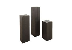 Siglos Pedestals Set of 3 Ebony