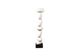 Stacked Stones Sculpture Ivory Small