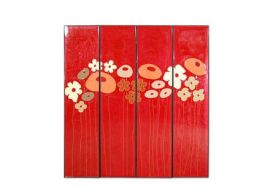 Flower Wall Panels Set of 4