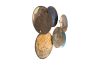 Galvanized Circle Wall Tile Metal Assorted Colors and Depths