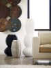 Galvanized Circle Wall Tile Metal Assorted Colors and Depths