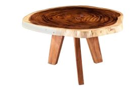 Chamcha Wood Round Dining Table