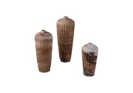 Hand Dipped Vases Set of 3 Piece