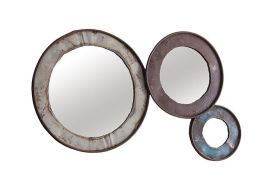 Oil Drum Bubble Mirror