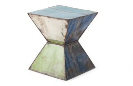 Oil Drum Bow Stool