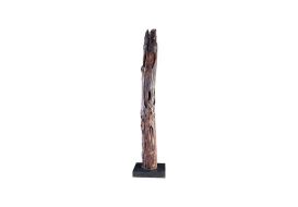 Freeform Wood Sculpture with Stand