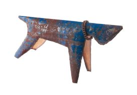 Oil Drum Dog With Light