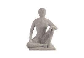 Sculpted Concrete Figure