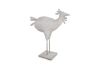 Happy Chicken Concrete Sculpture