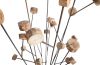 Flowers Concrete and Wood Sculture