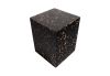 Captured Gold Flake Stool Black