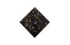 Captured Gold Flake Stool Black