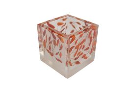 Captured Chili Pepper Candle Holder Clear