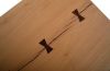 Thakigan Sai Wood Dining Table Brushed SS Legs