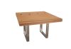 Thakigan Sai Wood Dining Table Brushed SS Legs