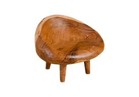 Chamcha Wood River Stone Chair Assorted