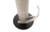 Concrete Bar Stool Chamcha Wood Seat Gray