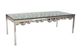 Frizzante Coffee Table (Finish: Stainless Steel)