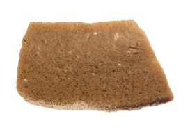 Glass Slice Sculpture (Finish: Brown)