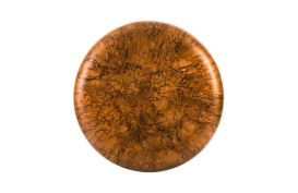 Button Wall Art (Finish: Deep Vanbraun, Size: Small)