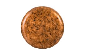 Button Wall Art (Finish: Shallow Vanbraun, Size: Small)