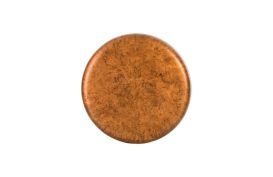 Button Wall Art (Finish: Shallow Vanbraun, Size: Large)