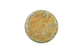 Button Wall Art (Finish: Shallow Lichen, Size: Large)