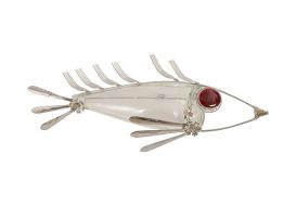Fish Spoon Findings and Glass (Size: Large)