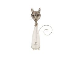 Cat Spoon Findings and Glass (Size: Medium)