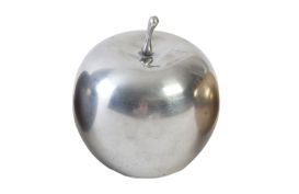 Mini Metallic Apple (Finish: Silver)