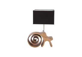 Curly Wood Lamp (Size: Small)