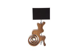 Curly Wood Lamp (Size: Large)