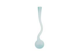 Frosted Corkscrew Vase (Size: Large)