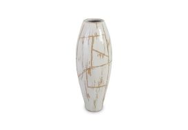 Printed Oval Vase (Size: Large)