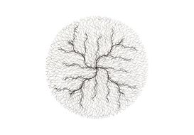 Wire Root Wall Art (Size: Large)