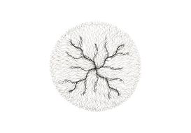 Wire Root Wall Art (Size: Medium)