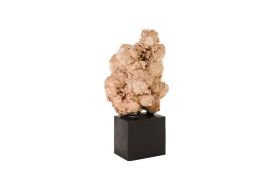 Quartz Stone Sculpture Natural Element on Base (Size: 12x12x25"h)