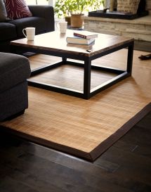 Villager Natural Bamboo Rug (Size: 2' x 3')
