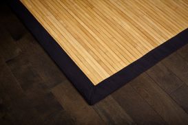 Contemporary Natural Bamboo Rug (Size: 5' x 8')