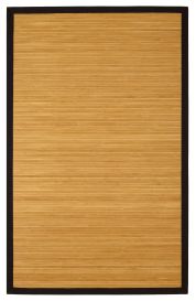 Contemporary Natural Bamboo Rug (Size: 4' x 6')