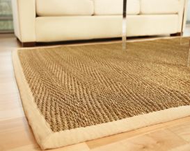Saddleback Seagrass Rug (Size: 5' x 8')