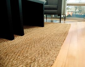River Sand Jute Rug (Size: 5' x 8')
